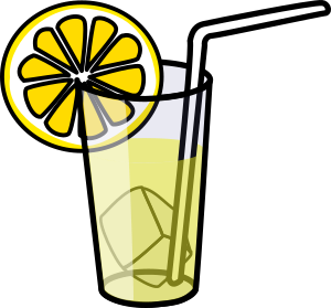 Glass of lemonade courtesy of OpenClipart.org/nicubunu