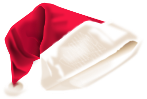 Santa's cap courtesy of OpenClipart.org/prapanj