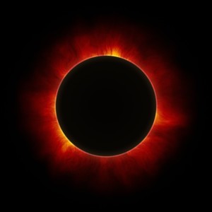 New moon solar eclipse